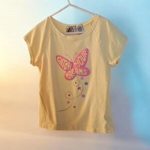 Route 66 shirt girls yellow w butterfly 🦋 10/12